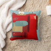 ミシンの赤 クッション (ブランケット)