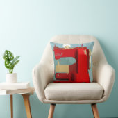 ミシンの赤 クッション (椅子)