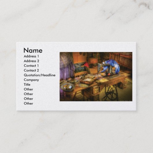 ミシン-ミシンIV 名刺 (正面)