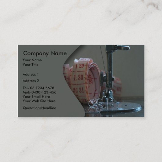 ミシン 名刺 (正面)