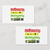 ミジャマイカ人の普通の男のデータを試してみる ロイヤリティカード (正面/裏面)