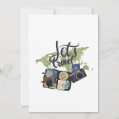 ミスからミセスへの旅行 ブライダルシャワー招待状 招待状 (裏面)