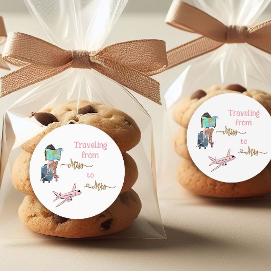 ミスからミセスへの旅 ブライダルシャワーの旅 ラウンドシール