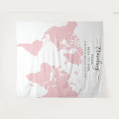 ミスからミセスへの素敵なウェディングバックドロップ タペストリー (正面(横))