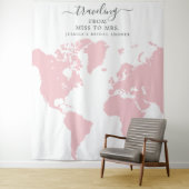 ミスからミセスへの素敵なウェディングバックドロップ タペストリー (インサイチュ)
