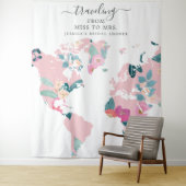 ミスからミセスへの素敵な背景 タペストリー (インサイチュ)