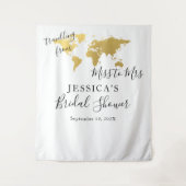 ミスからミセスへの背景写真ブース 旅行 タペストリー (正面)