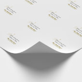 ミスからミセスへの ブライダルシャワー にお名前を追加 ラッピングペーパー (角)