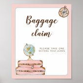 ミスからミセスへの ブライダルシャワー 荷物受取案内 表示 ポスター (正面)