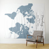 ミスからミセスへの ブライダル背景 タペストリー (インサイチュ(横))