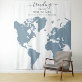 ミスからミセスへの ブライダル背景 タペストリー (インサイチュ)