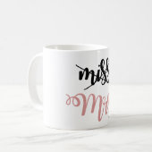 ミスからミセスへ ブライダルシャワーのコーヒーマグ コーヒーマグカップ (正面左)