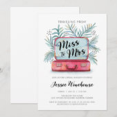 ミスからミセスへ ブライダルシャワーの旅 招待状 (正面/裏面)