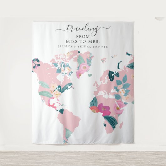 ミスからミセスへ ブライダル バックドロップ タペストリー (正面)