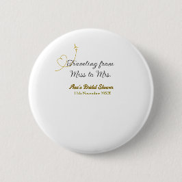 ミスからミセスへ 名前を添えての結婚前お茶会 缶バッジ