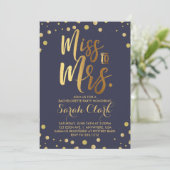 ミスからミセスへ 独身最後のパーティー招待状 招待状 (スタンド正面)