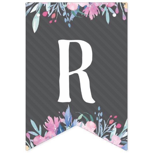 ミスからミセス バナー 花柄 (第2の旗)