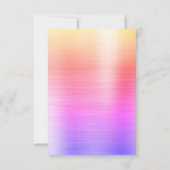 ミスからミセス パープル ピンク ブライズパーティー 招待状 (裏面)