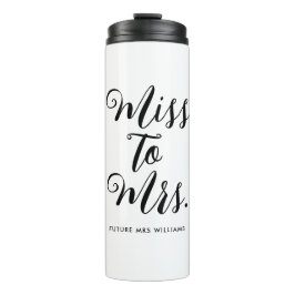 ミスからミセス モダン ブライダル シャワー  タンブラー