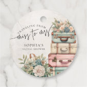 ミスからミセス ヴィンテージ フラワー ブライダルシャワー フェイバータグ (裏面)