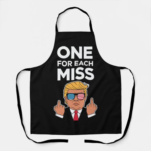 ミスごとにトランプ1つ エプロン (正面)