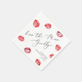 ミスをキスしてバイバイ ブライズルームパーティー スタンダードカクテルナプキン (角)