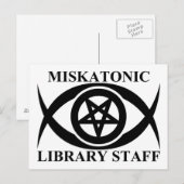 ミスカトニック図書館スタッフ ポストカード (正面/裏面)