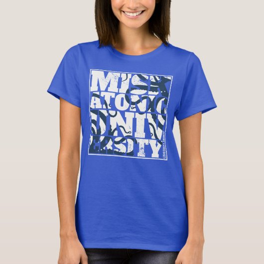 ミスカトニック大学の触手ロヴェクラフティアン Tシャツ (正面)