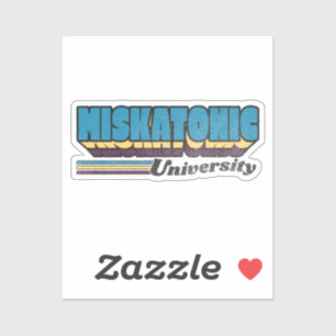 ミスカトニック大学レトロラベル シール