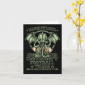 ミスカトニック大学 1690 フットボールチーム クツル・ミ カード (黄色い花)