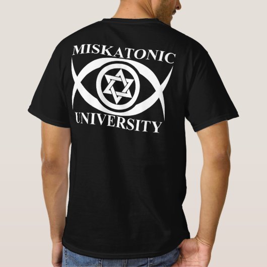 ミスカトニック大学 Tシャツ (裏面)