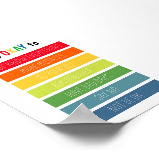 ミスカラフルポスターを作ってもいい ポスター (角)