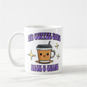 ミスタコーヒー「起きて、輝いて！」 コーヒーマグカップ (左)