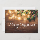 ミスタルトウ枝のクリ素朴ス企業のマス シーズンカード (正面)