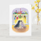 ミスタルトープグスクリスマスカード カード (黄色い花)