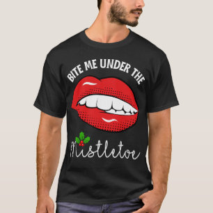ミスタントアの醜いクリスマスセーターの下にかむ Tシャツ