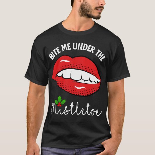 ミスタントアの醜いクリスマスセーターの下にかむ Tシャツ (正面)