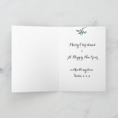 ミスタントクリスマスカードの下で会う シーズンカード (内部)