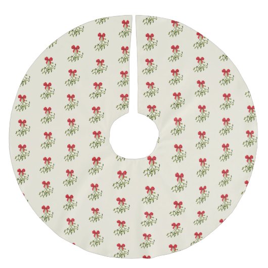 ミスタントクリスマス ブラッシュドポリエステルツリースカート (正面)