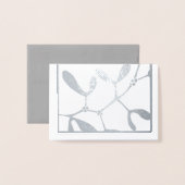 ミスタントフォイルのクリスマスカード – 季節の挨拶 箔カード (封筒付き正面)