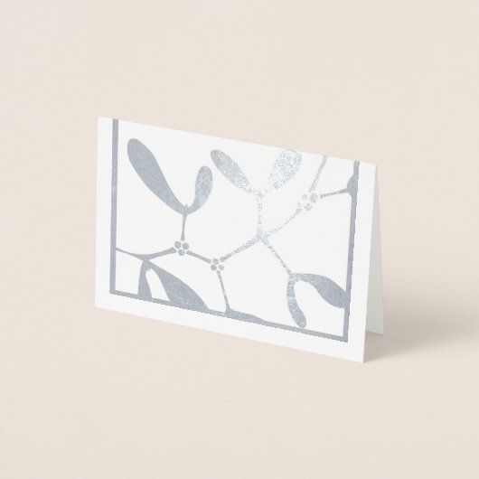 ミスタントフォイルのクリスマスカード – 季節の挨拶 箔カード (正面)