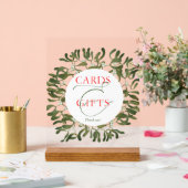 ミスタントフレームスクリプトウェディングカードとギフト アクリルサイン (ウェディング)