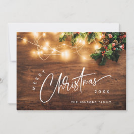 ミスタントブランチ素朴クリスマスグリーティング シーズンカード