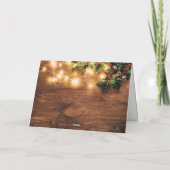 ミスタントブランチ素朴クリスマスグリーティング シーズンカード (裏面)