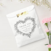 ミスタントライン結婚アート白黒の感謝していユーザ フェイバーバッグ (封をした状態)