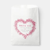 ミスタントライン結婚アート赤感謝してい白君 フェイバーバッグ (正面)