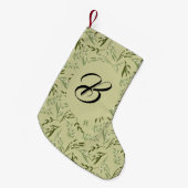 ミスタントーとキス。名カスタム前の スモールクリスマスストッキング (正面 (吊り時))