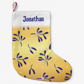 ミスタントーとベリースタイリッシュパーソナライズされた類 スモールクリスマスストッキング (正面)