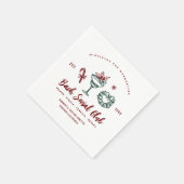 ミスタントーとマルガリータ | クリスマスバチェロレッテ スタンダードカクテルナプキン (角)