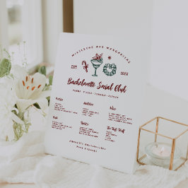 ミスタントーとマルガリータ | クリスマスバチェロレッテ 台座サイン